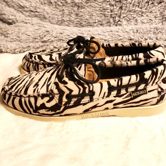 Zebra Print Saint Laurent Zebra Shoes Saint Laurent Sebago Size 38